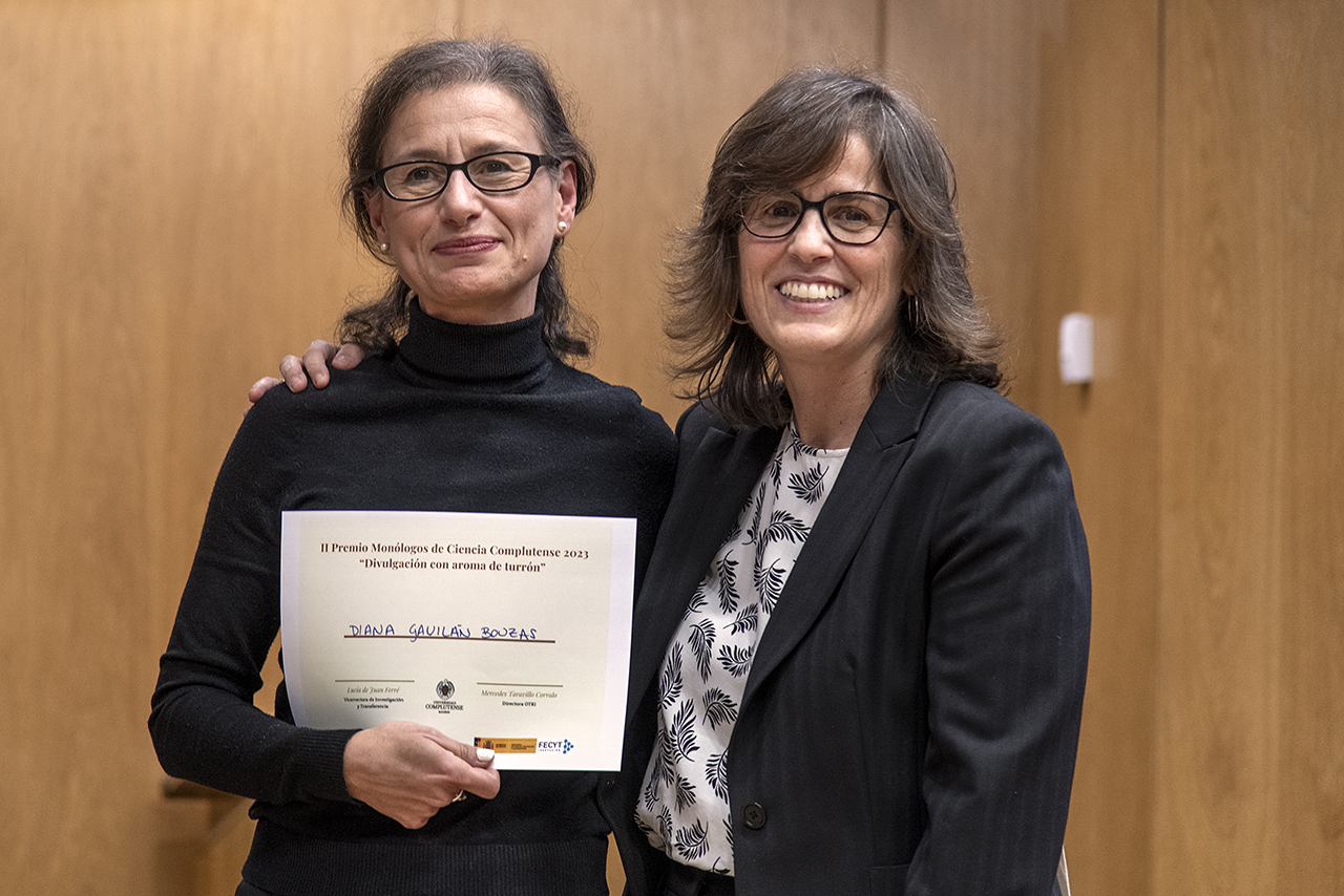 Diana Gavilán, del Departamento de Marketing de la Facultad de Ciencias de la Información, se llevó el segundo premio
