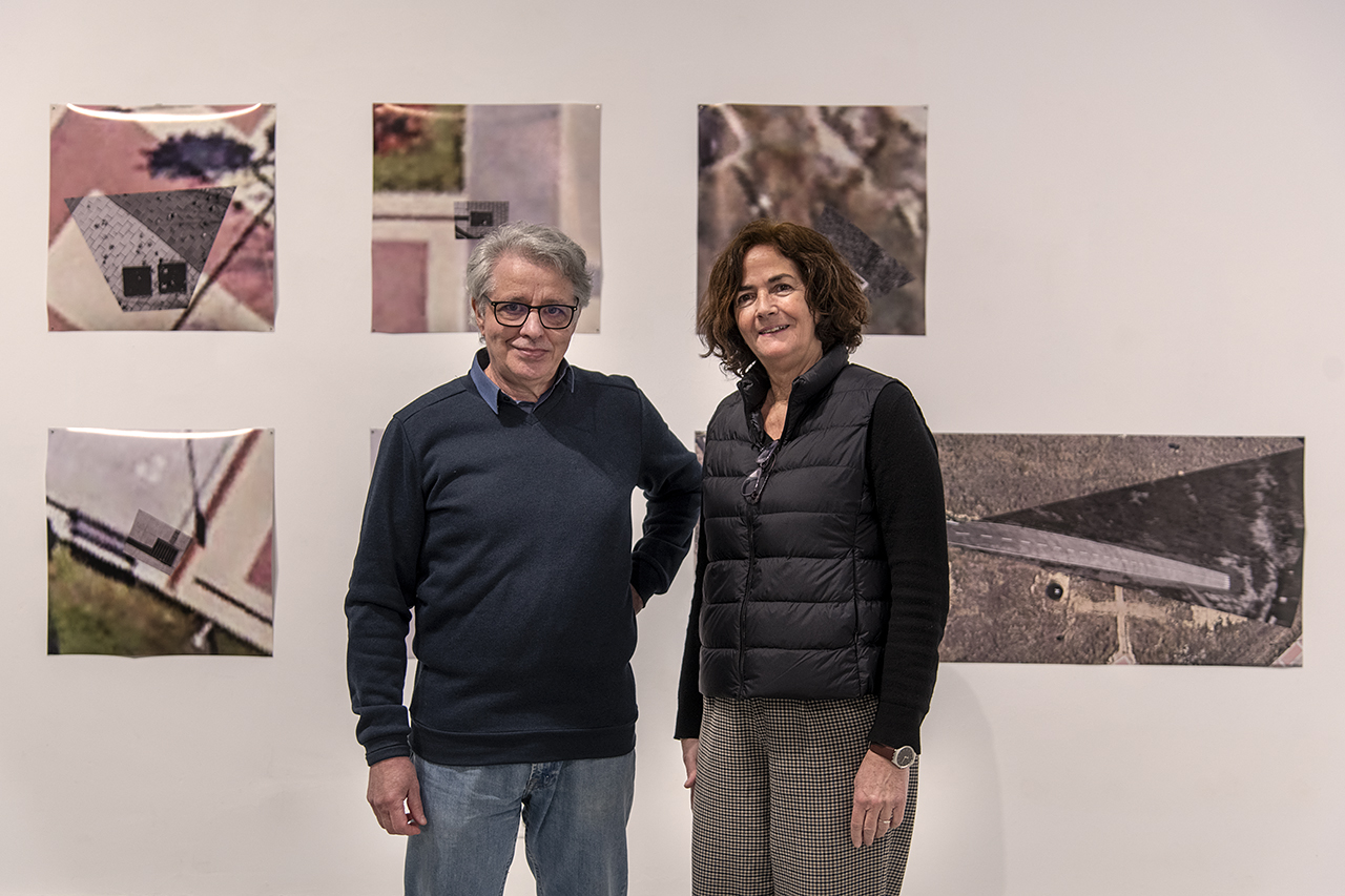 Javer Mañero y Marta Linaza, comisarios de la muestra en Bellas Artes