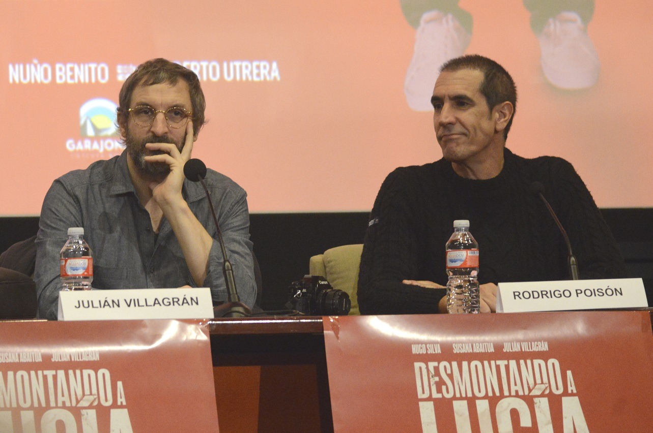 Los actores Julián Villagrán y Rodrigo Poisón