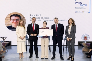 Irene Abril, graduada en Física por la Complutense, gana los Premios WONNOW 2022