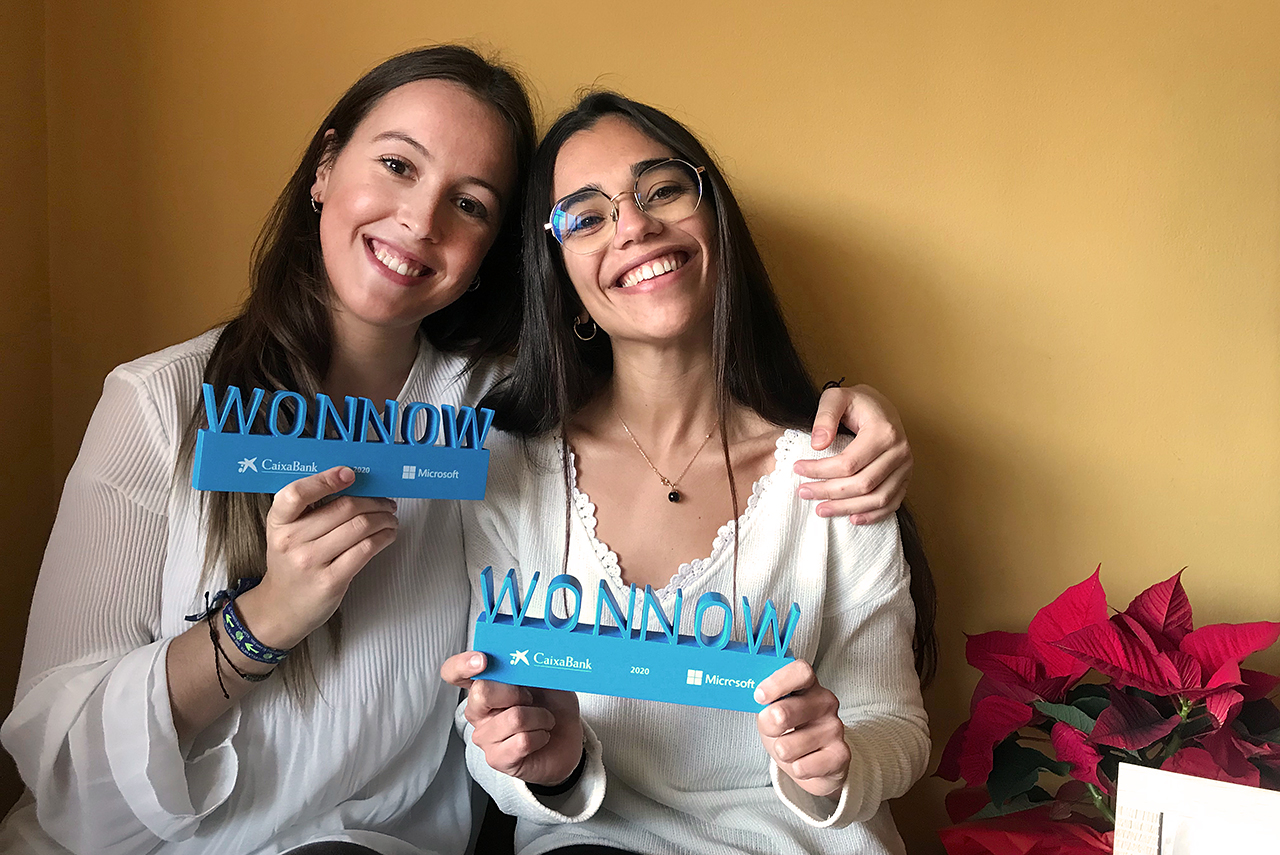 Las complutenses María de Isidro y Elena Alcover, ganadoras en los Premios WONNOW