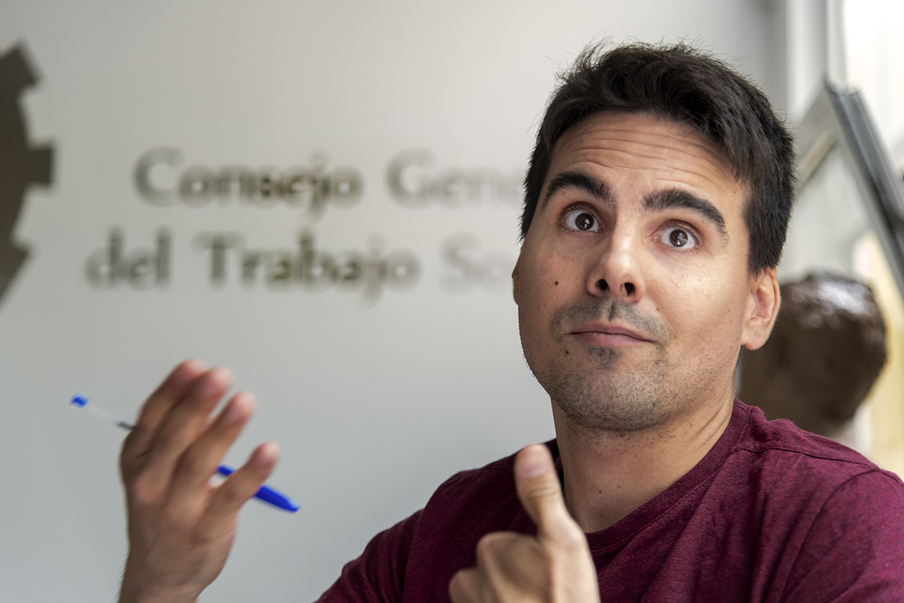 Christian Orgaz Alonso, de la cooperativa de investigación social Indaga