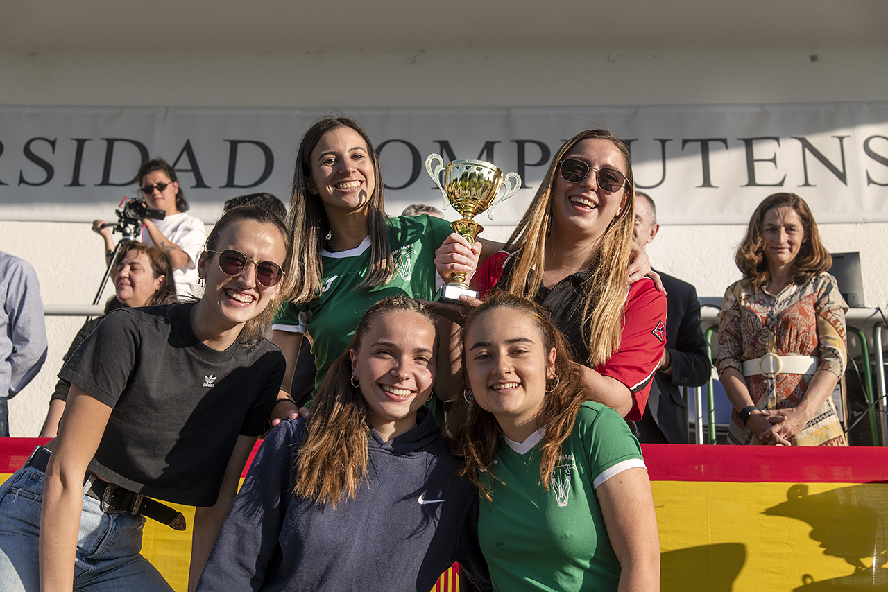 Trofeo Rector, equipo campeón balonmano femenino: VETERINARIA