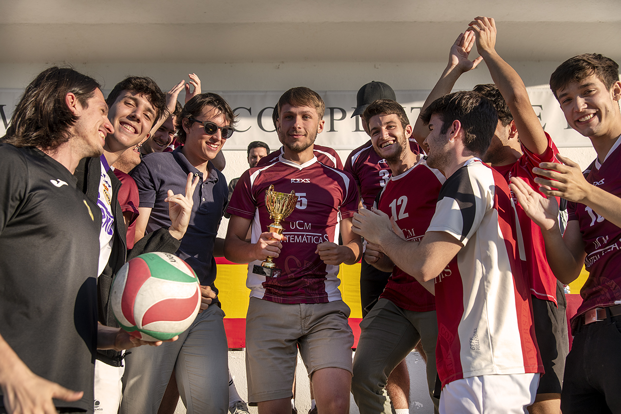 Trofeo Rector, equipo campeón voleibol masculino: MATEMÁTICAS