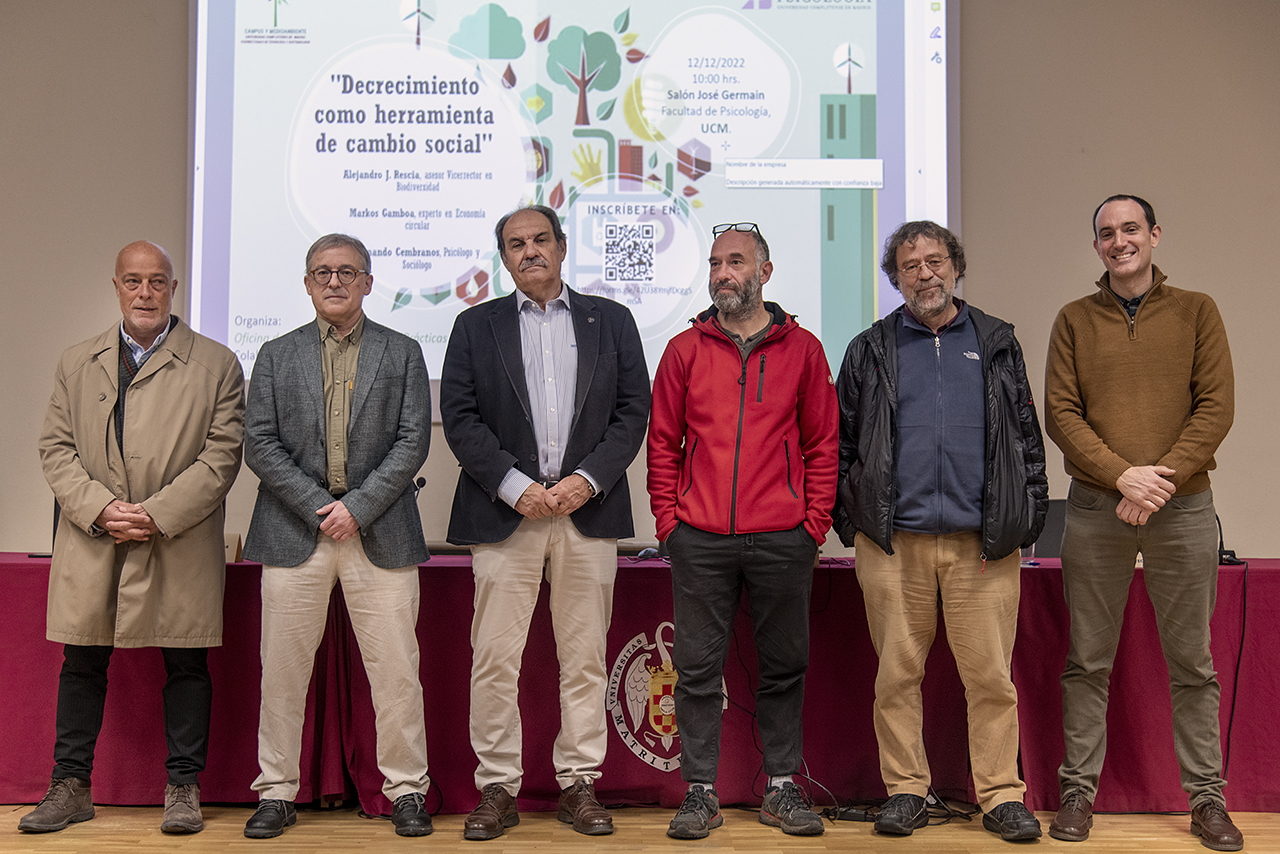 Alejandro Rescia, Luis Enrique López Bascuas, Carlos Gallego, Markos Gamboa, Fernando Cembranos y Jesús Saiz