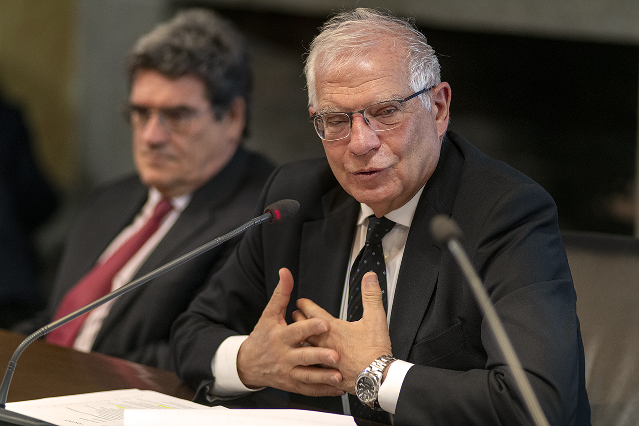 Josep Borrell presenta su último libro en el ICEI, en un acto centrado en la actuación europea ante la invasión de Ucrania