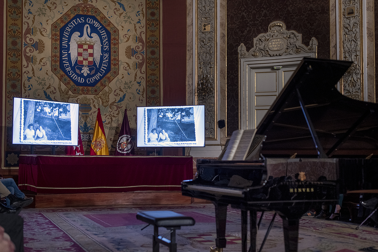 El Paraninfo Histórico de la UCM albergó el acto homenaje a la pianista Marita Caro