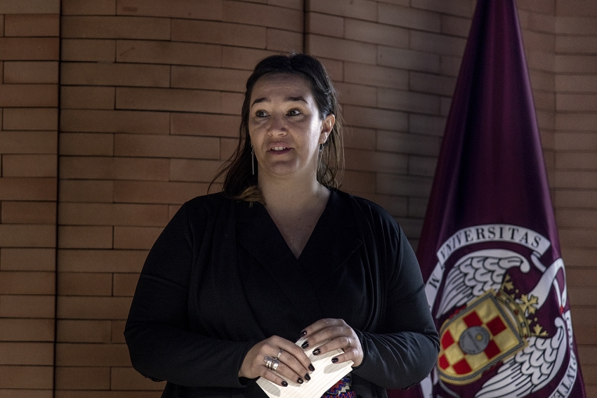 Elisa García, de la Facultad de Ciencias Políticas y Sociología