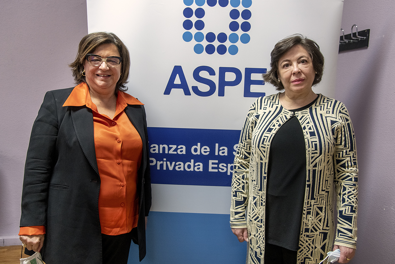 Las profesoras Sonia Juárez y Ana Rosado, impulsoras de la cátedra con ASPE
