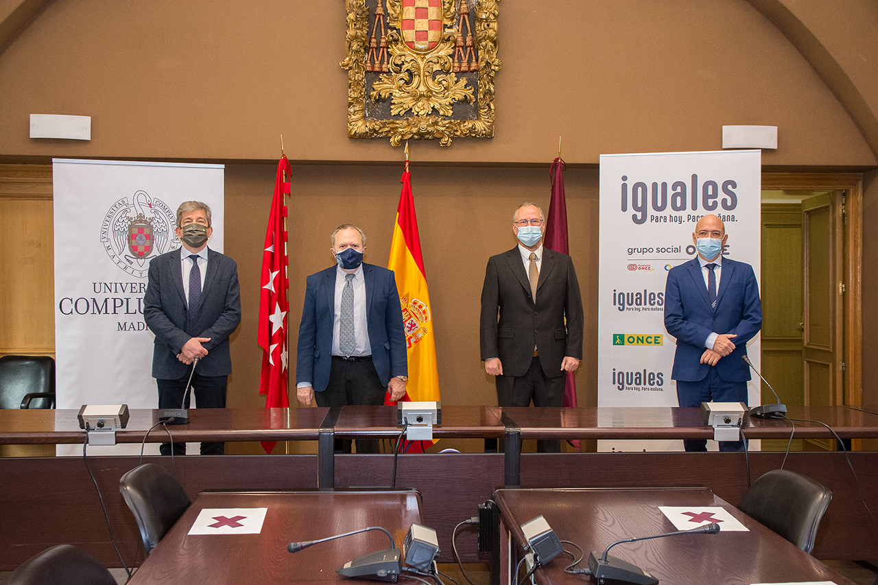 Antonio Mayor, Juan Carlos Doadrio, Patricio Cárceles y Ubaldo Cuesta integran la comisión mixta de seguimiento de la Cátedra