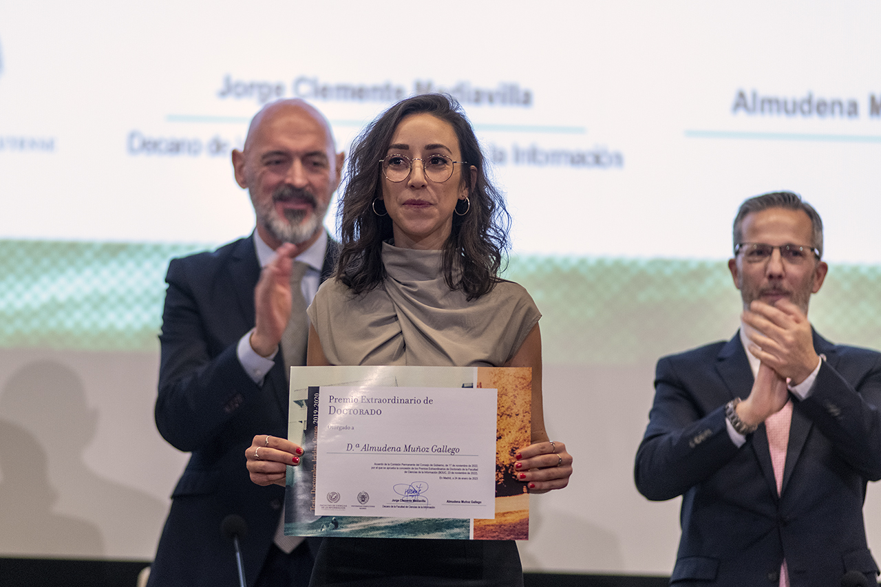 Almudena Muñoz, mejor nota en Doctorado en el curso 2020