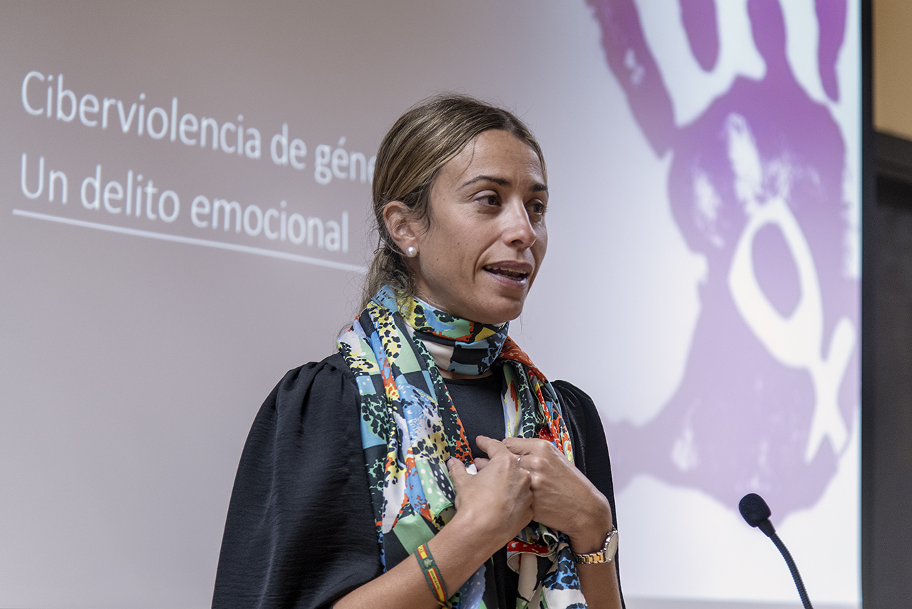María José Garrido Antón, capitana de la guardia civil y responsable de la secretaria de Estado de Seguridad en materia de violencia de género