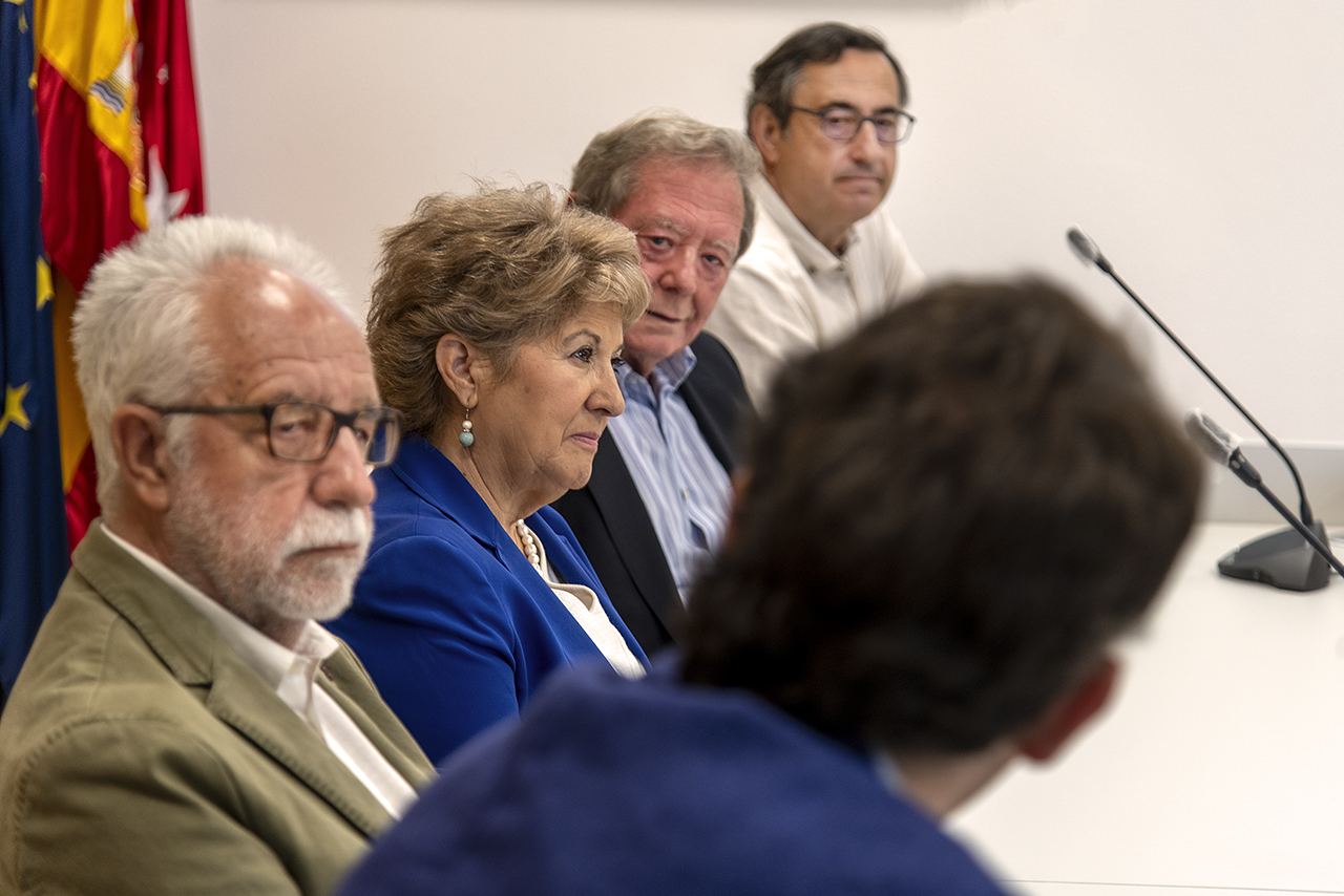 Jon Igelmo, Antonio Moreno, María José Fernández, Arturo Romero y Gonzalo Jover