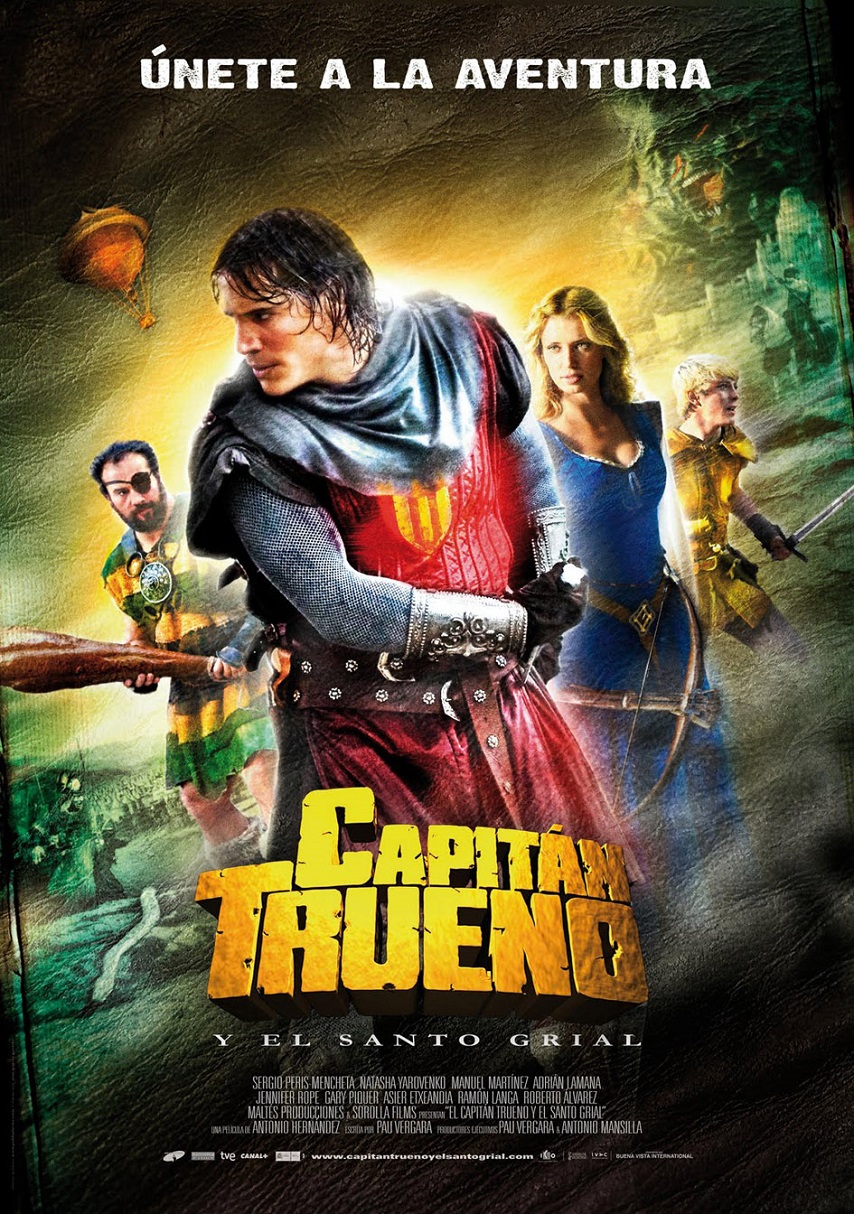 Cartel de "El Capitán Trueno y el Santo Grial"