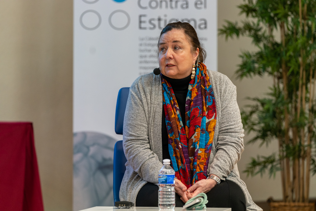 Guadalupe Morales, directora de la Fundación Mundo Bipolar y una de las partícipantes en el trabajo de The Lancet presentado durante la jornada