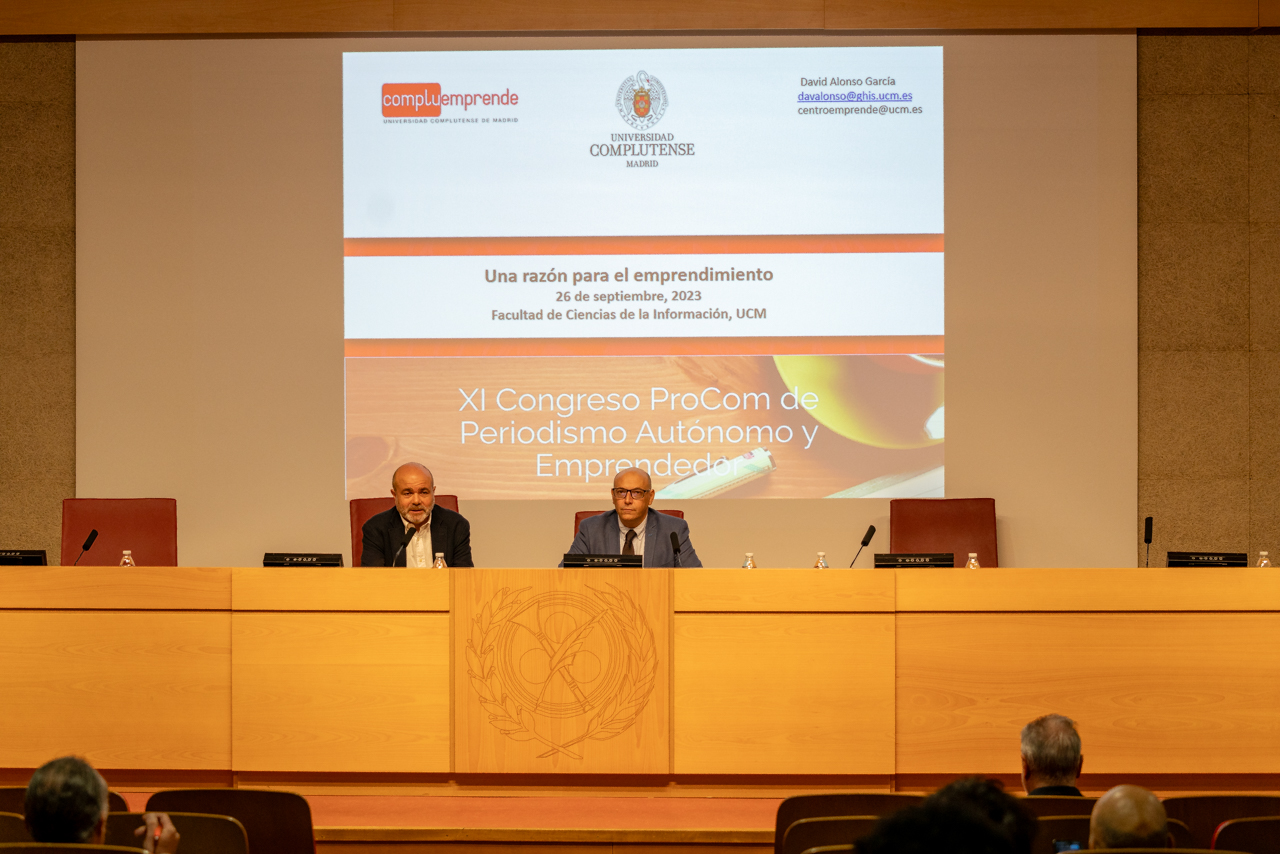 Ciencias de la Información acoge el XI Congreso ProCom de Periodismo Autónomo y Emprendedor
