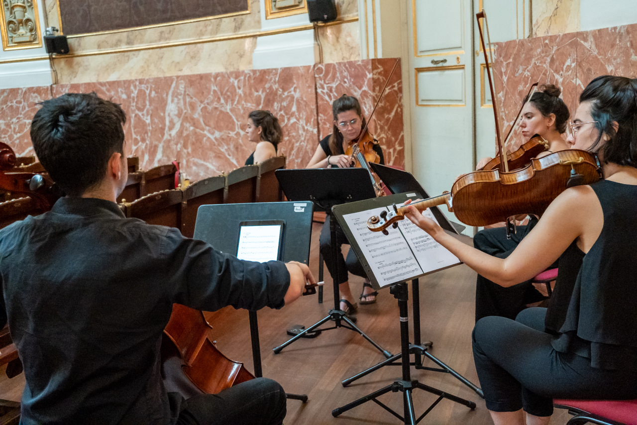 Cuarteto de cuerda de la Orquesta Sinfónica de la Universidad Complutense de Madrid