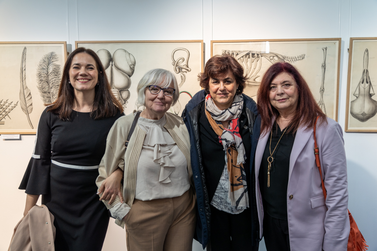 Ana Cabeza Llorca, María Victoria López-Acevedo, Isabel García Fernández e Isabel Tajahuerce Ángel