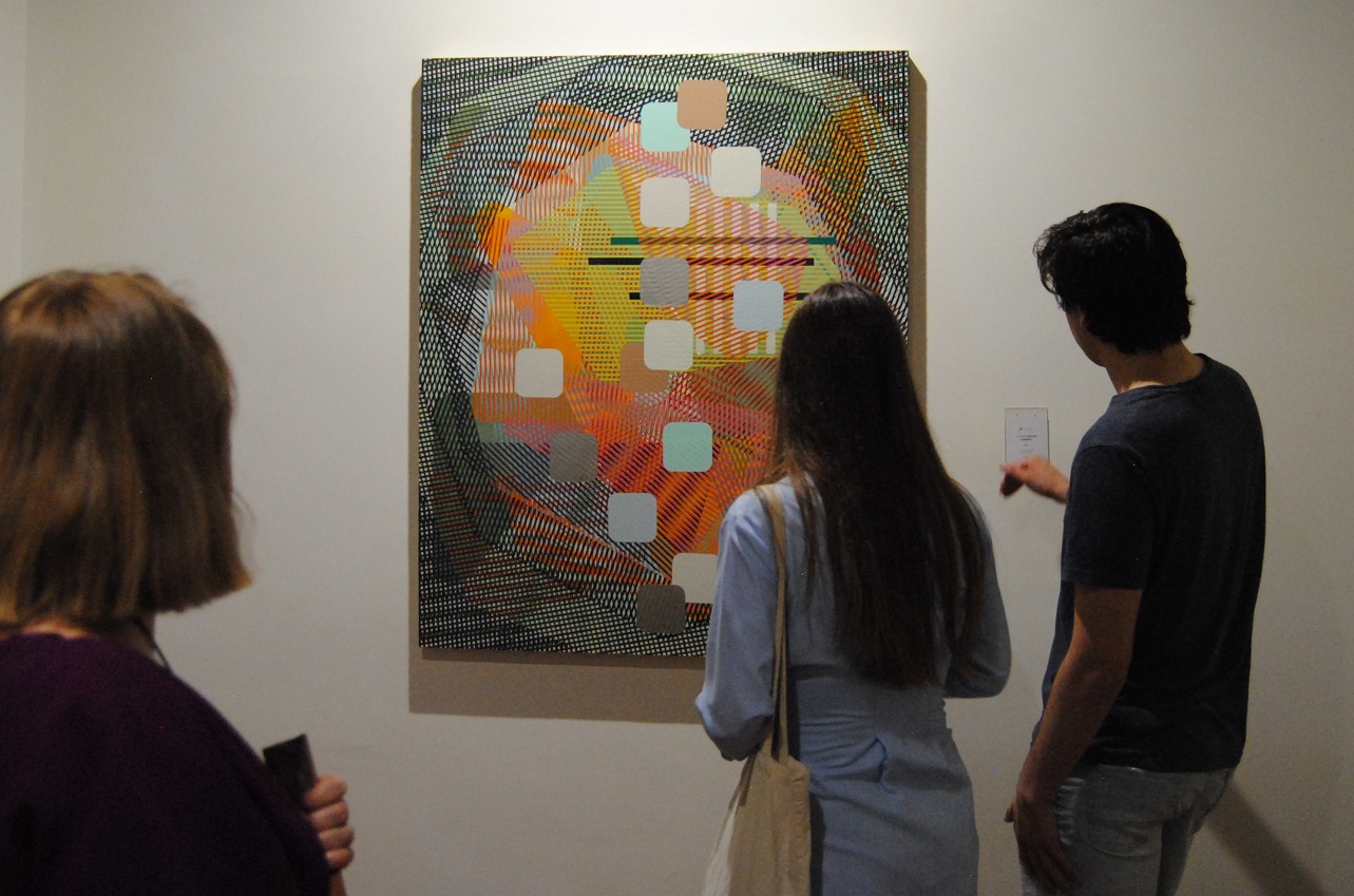 Jorge Varas y Antonio Rabazas, profesores de Bellas Artes, llevan la abstracción geométrica al Palacio Los Serrano