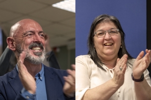 Joaquín Goyache y Esther del Campo, triunfadores de una emocionante noche electoral